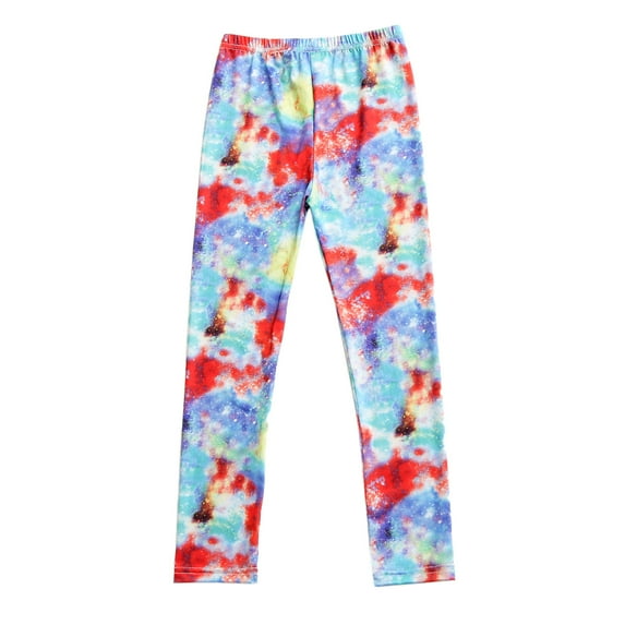 Girls Pants Printed Plus Clothing Slim Baby Children Sweet Autumn Leggings Clothes Trousers Kids Yoga Pants Size 8-9 Y