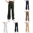thumbnail image 1 of Girls Pants School Flare Flared Trousers Size 6 15 Years Girl Clothes 6x Girls Tan Pants Leggings Are Pants Shirt 9m Baby Girl Clothes 12 Month Pants Girls Pants Girls Girls Mustache Leggings Baby, 1 of 8