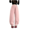 thumbnail image 1 of Girls Pants Size 10-12 Stretchy Kids Girls Clothes Sweatpants for Teen Girl Elastic High Waisted Athletic Jogging Pants with Pockets, 1 of 7