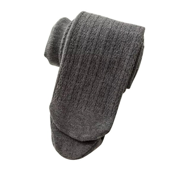 Girls Pants Size 10-12Toddler Kids Baby Girls Cotton Lined Warm Full Leggings Knitted Pantihose Stretchy Basic Full Length Pants Pantyhose for Winter Stocking Grey, XL