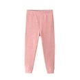 thumbnail image 1 of Girls Pants Size 14 Kids Winter Leggings for Girls Boys Thick Velvet Warm Pants Lined Winter Leggings Tights Pink, 170, 1 of 4