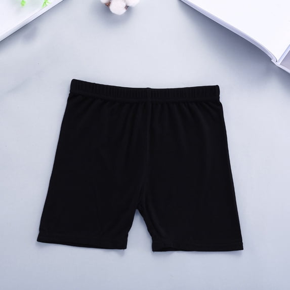 Girls Pants Size 7-8Y Kids Modesty Lining Elastic Shorts Solid Breathable
