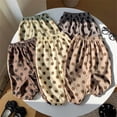 thumbnail image 1 of Girls Pants Toddler Polka Dot Elastic Harem Pants Casual Summer Loose Trousers Grey 18-24 Months, 1 of 5