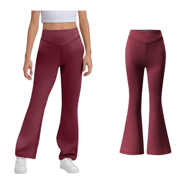Girls' Pants Pants Casual Daily Wear Comfortable School Uniform Trousers Pants for Girls 13-14 Years