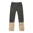 thumbnail image 1 of Girls' Pants with Snowflakes and Fluffy Cuffs RH0886, 1 of 7
