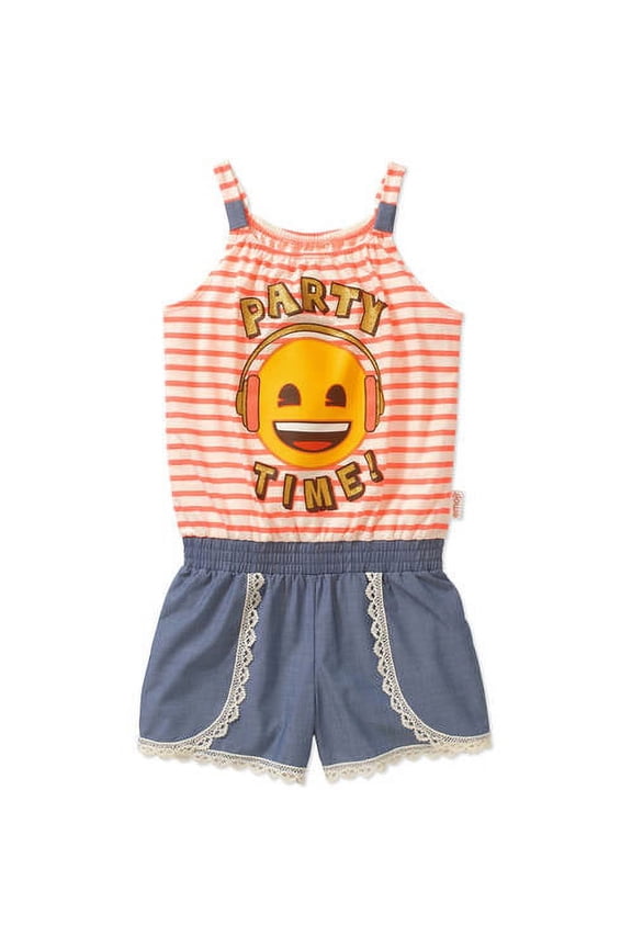 Girls' Party Time Romper