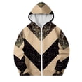 thumbnail image 1 of Girls Patchwork Full Zip Hoodie Oversized Long Sleeve Sweatshirts Cute Going Out Jackets with Pockets, 1 of 5