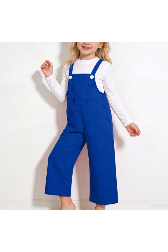 Girls Performance Overalls Cute Childrens Suspenders Pants For Dance Choir And Stage Tween Kids Summer Soft Comfy Cute Teen Basic Pants