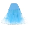 thumbnail image 1 of Girls Petticoat 1950s Tutu Skirts Blue Petticoat Crinoline Underskirt Slip Dress, 1 of 6