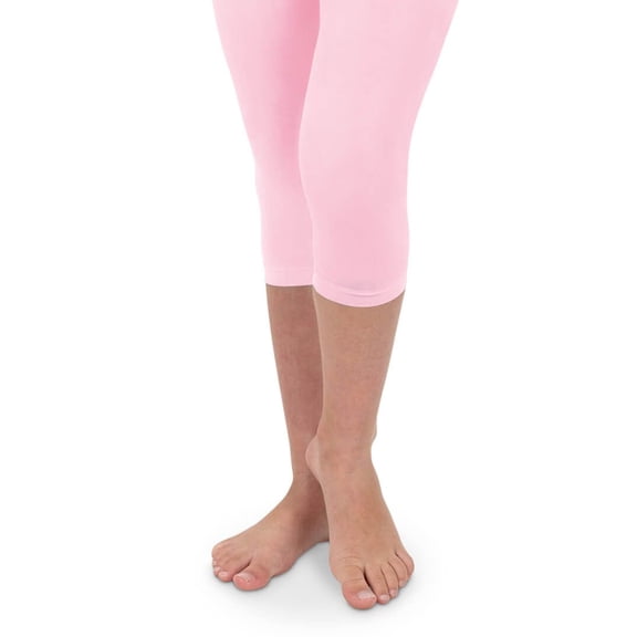 Girls Pima Cotton Cropped Legging Tights 1 Pack