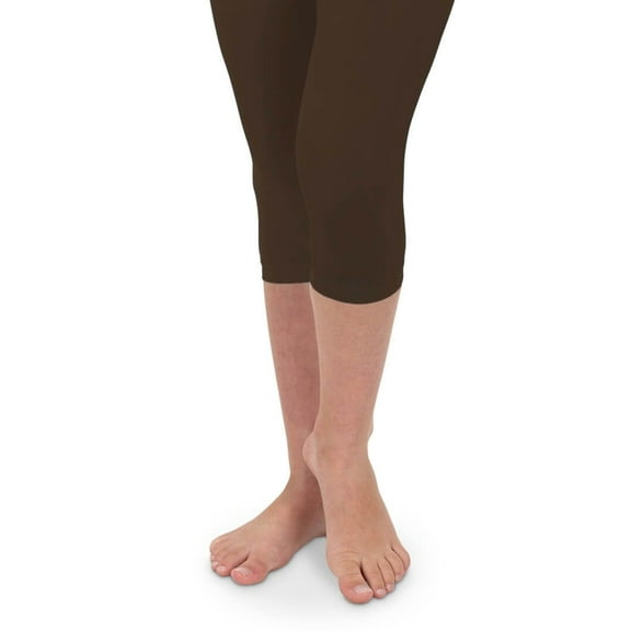 Girls Pima Cotton Cropped Legging Tights 1 Pack