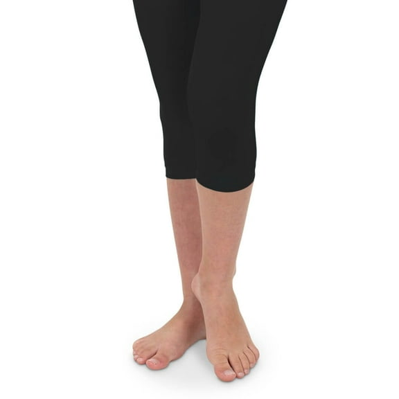 Girls Pima Cotton Cropped Legging Tights 1 Pack