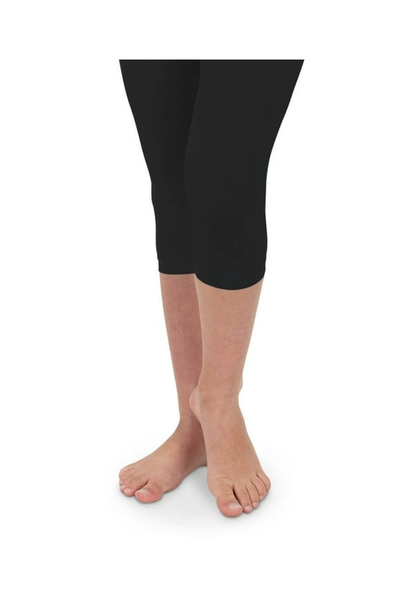 Girls Pima Cotton Cropped Legging Tights 1 Pack