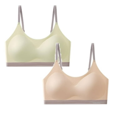 Girls Pink Bra Cotton Bra 2PCS Teen Girls' Clothing Sets 13-14 Years