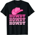 thumbnail image 1 of Girls Pink Howdy Shirt Cowgirl Western Country Rodeo T-Shirt, 1 of 4