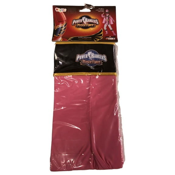 Girls Pink Power Ranger Costume Boot Covers