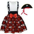 thumbnail image 1 of Girls Pirate Dress Bowknot Sleeveless Buccaneer Princess Dress Up, 1 of 8