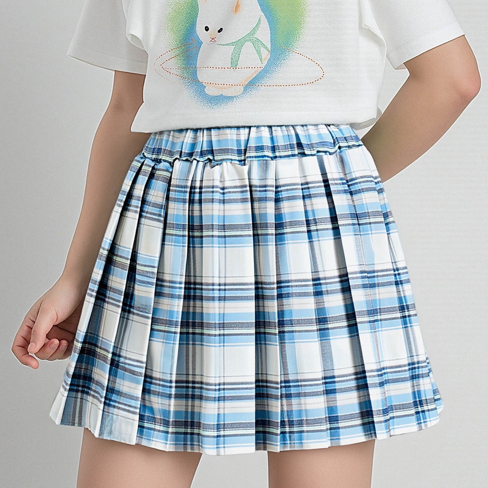 Girls Plaid Skirt Children s College Style Pleated Skirt School Start girls-plaid-skirt-children-s-college-style-pleated-skirt-school-start