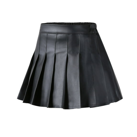 Girls Pleated Mini Skirt High Waist Tennis School Uniform Skirts 4-12 Years