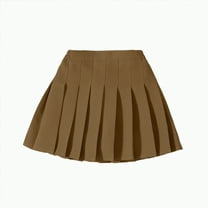 Girls Pleated Mini Skirt High Waist Tennis School Uniform Skirts