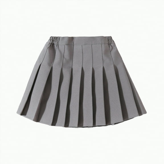 Girls Pleated Mini Skirt High Waist Tennis School Uniform Skirts