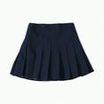 thumbnail image 1 of Girls Pleated Mini Skirt High Waist Tennis School Uniform Skirts, 1 of 4