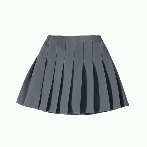 Girls Pleated Mini Skirt High Waist Tennis School Uniform Skirts