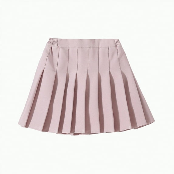 Pleated Skirts for Girls High Waisted School Uniform Skort with Undershorts Athletic Girls Tennis Skirt