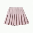 thumbnail image 1 of Girls' Pleated Plaid Mini Skirt with Shorts Girl Uniform School Tennis Skater Skirts Skort, 1 of 4