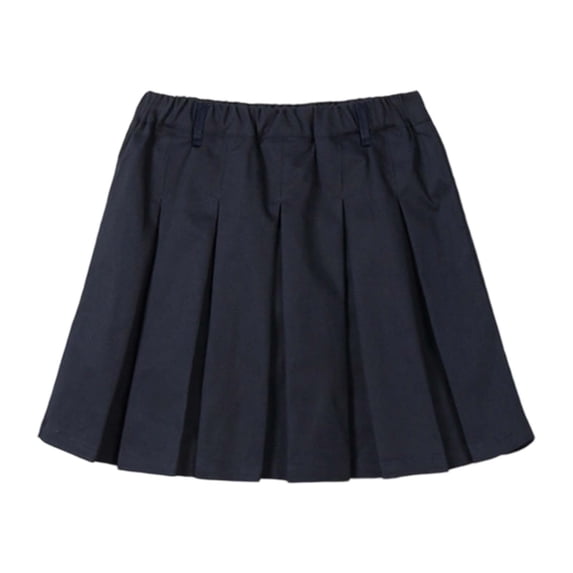 Girls Pleated Plaid School Uniform Skirts, Girls School Uniform Skirt Kids Adjustable Waist Stretchy Pleated Skort, Back To School Outfits for Girls