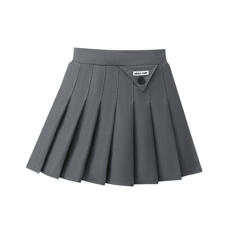 Girls' Pleated Skirt 4-14 Years Cute School Uniform for