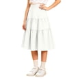 thumbnail image 1 of Girls Pleated Skirt, Girls A Line Cake Skirt, Puffy Solid Color Short Skirt, Casual Back To School Bottoms For Girls Ages 7–15, 1 of 4