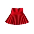 thumbnail image 1 of Girls Pleated Skirt with Built in Shorts, Elastic High Waist Fall Winter Skorts, Classic Fashion Stage Performance Skirt,12-13 Years, 1 of 7