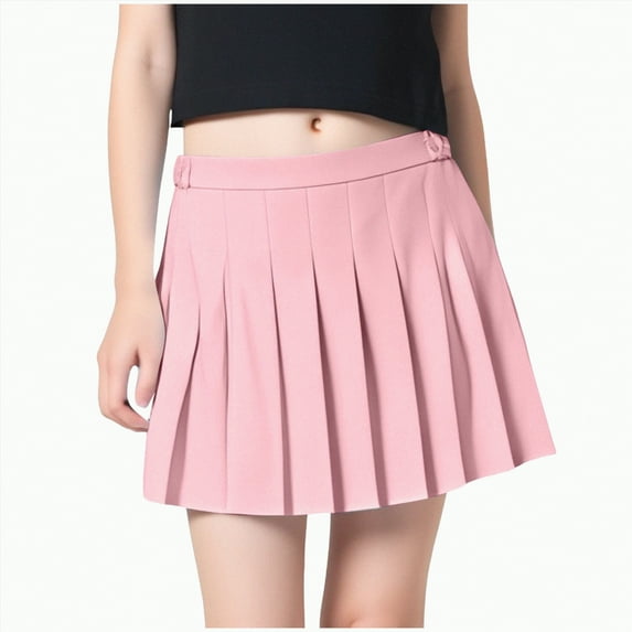 Girls Pleated Skirts Built in Shorts Little Kid Athletic Flowy Skorts Skirts Toddler Girls Tennis Skorts for Girl