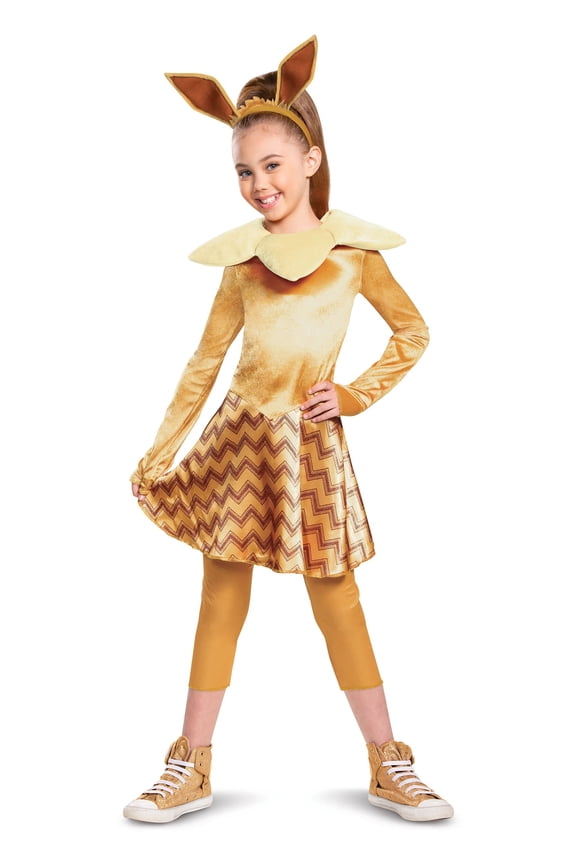Girls Pokemon Deluxe Eevee Costume