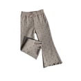 thumbnail image 1 of Girls Polka Dots Flare Pants Spring Summer Bow Elastic High Waist Wide Leg Bell Bottom Sweatpants with Ruffle Hem Kids, 1 of 5