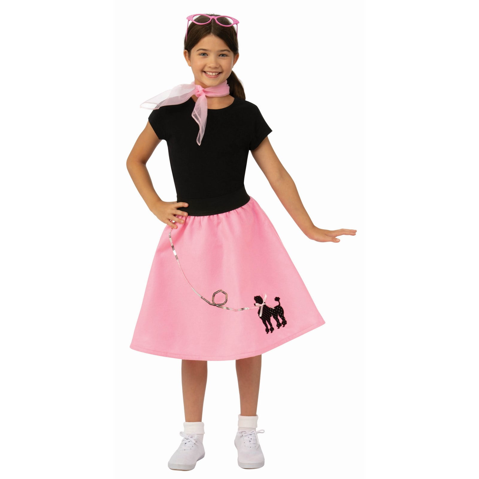 Kids poodle skirt costume sale