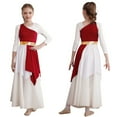 thumbnail image 1 of Girls Praise Lyrical Dance Dress Training Dancewear Contemporary Dance Dresses, 1 of 7