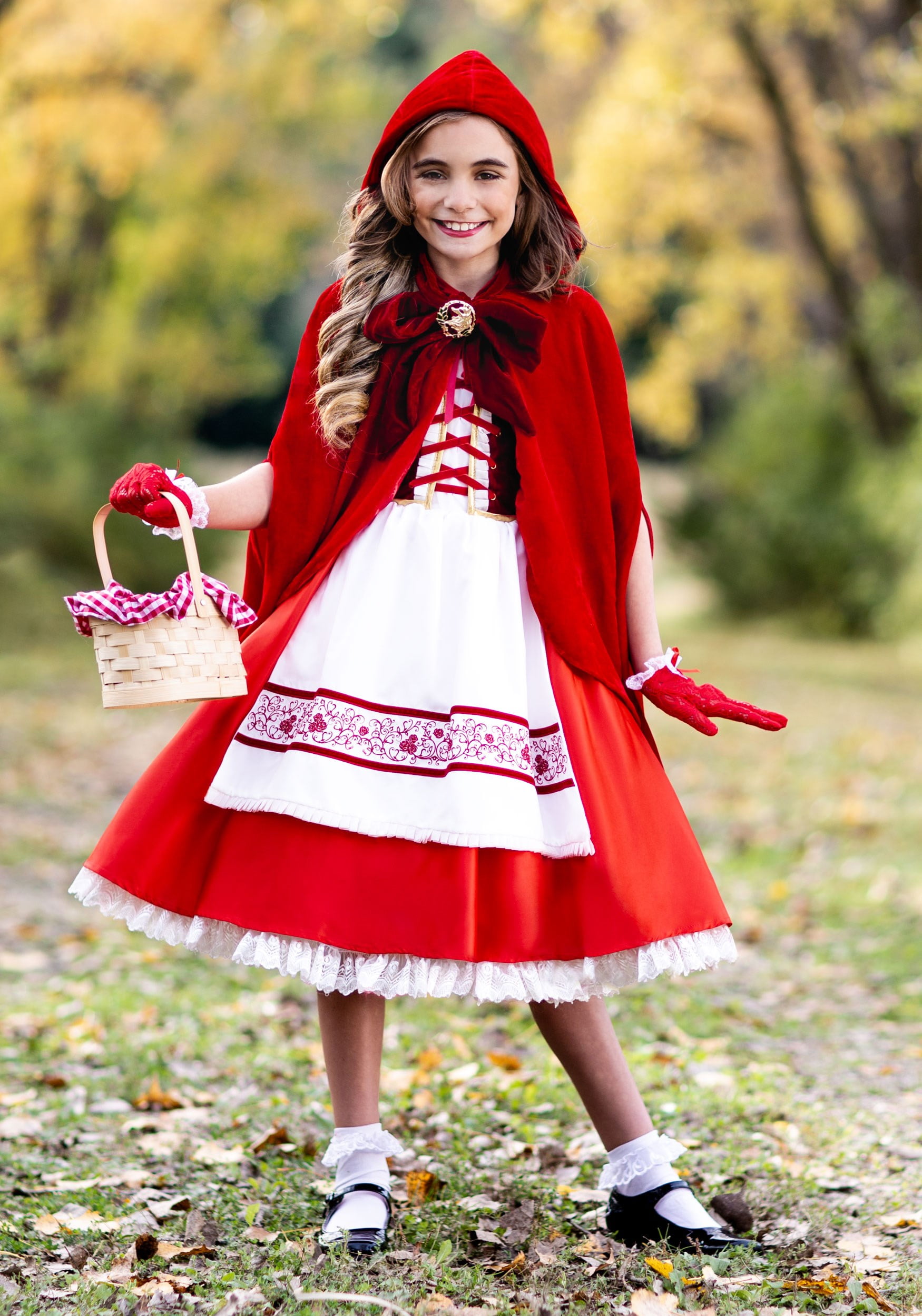 Childrens red riding hood costume 2025