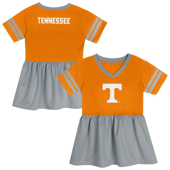 Girls Preschool Outerstuff Tennessee Orange/Grey Tennessee Volunteers Stadium Lights Fashion Jersey Dress