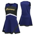 thumbnail image 1 of Girls Preschool Purple Baltimore Ravens Two-Piece Cheer Captain Jumper Dress with Bloomers Set, 1 of 4