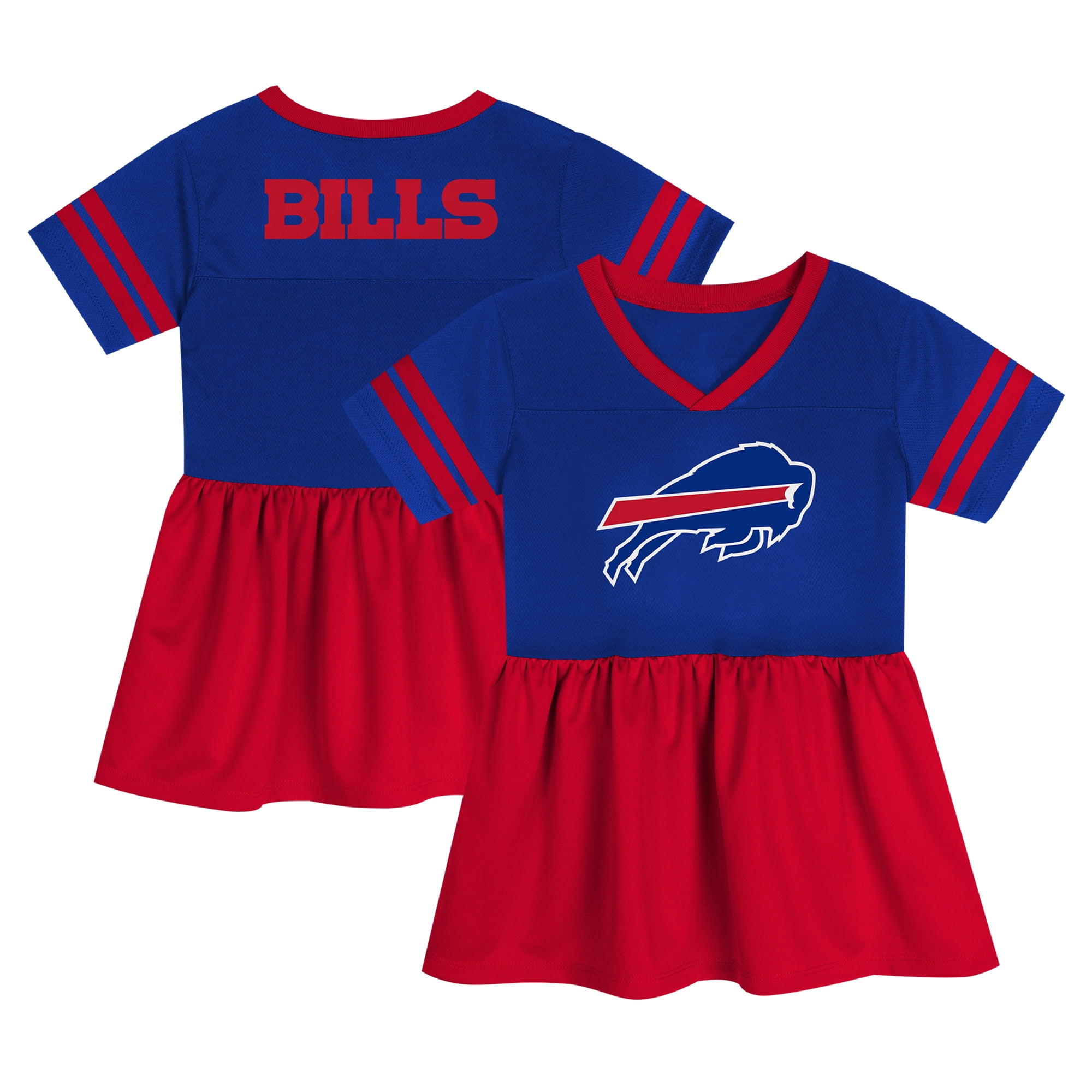 Girls Preschool Royal Buffalo Bills Stadium Lights Fashion Jersey Dress -  Walmart.com