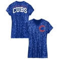 thumbnail image 1 of Girls Preschool  Royal Chicago Cubs Sequin V-Neck Dress, 1 of 3