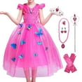 thumbnail image 1 of Girls Princess Dress Up Costume Halloween Fancy Dress with Accessories, 1 of 4