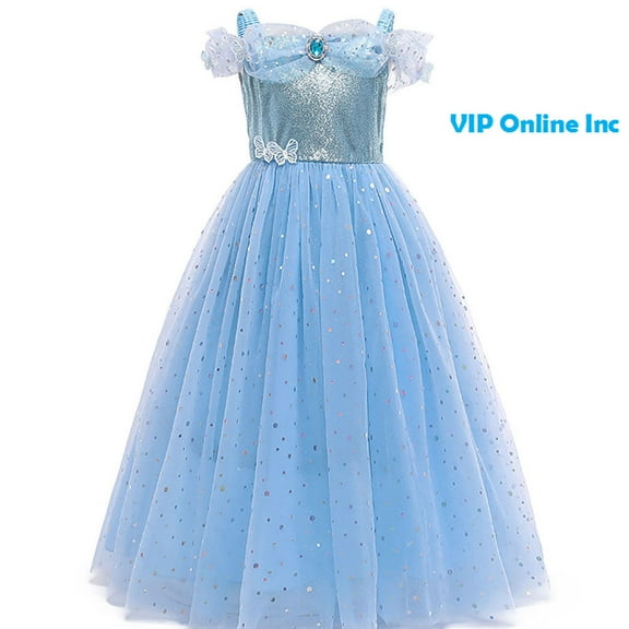 Girls Princess Dress Birthday Party Halloween Christmas Carnival Cosplay Costume