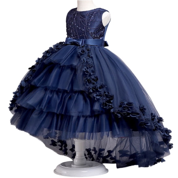 Girls Princess Dress Christmas Cosplay Dress Up Costumes Evening Gown Dress