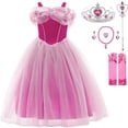 thumbnail image 1 of Girls Princess Dress Up Pageant Costume with Aceessories, 1 of 6