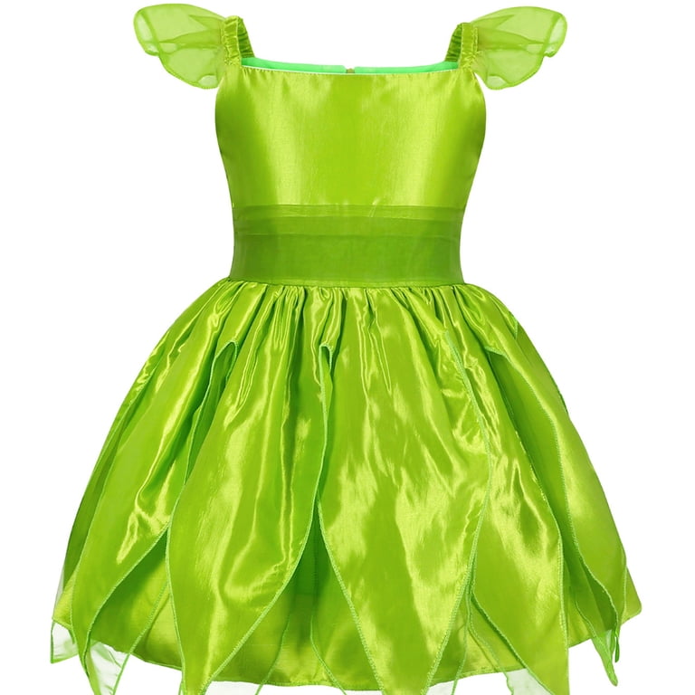 Girls Princess Fairy Elf Costume Dress Fancy Halloween Birthday Party Outfit  - Walmart.com