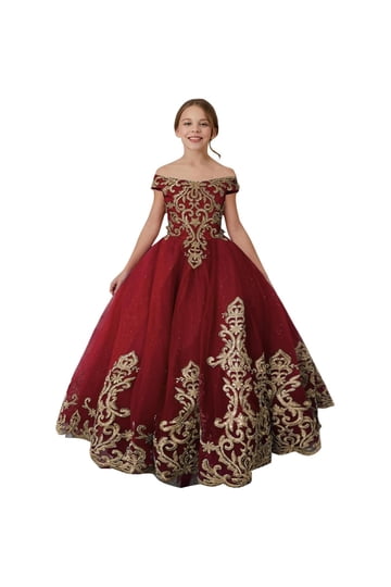 Red Princess Ball Gown Prom Dress