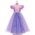 thumbnail image 1 of Girls Princess Costume Female Puff Sleeve Fancy Dress up Size for Little Girls 3-9Y, 1 of 8
